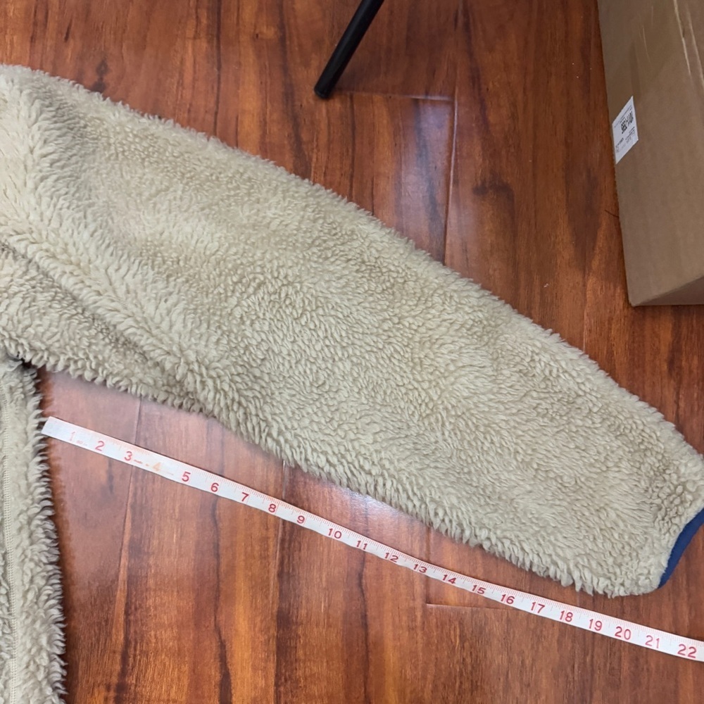 Patagonia Vintage Deep Pile Fleece Oatmeal Size XL - Picture 10 of 10